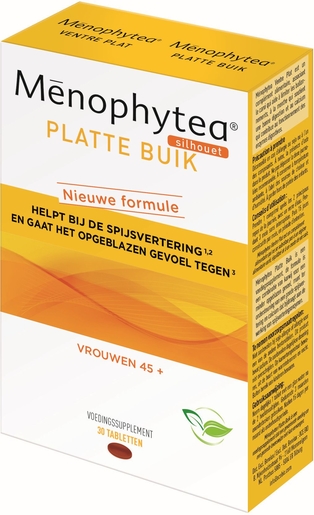 Menophytea Silhouette Platte Buik 30 Tabletten | Platte buik - Stevigheid
