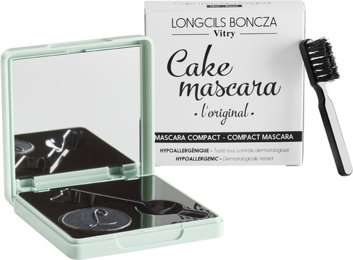 Longcils Boncza Cake Zwarte Compact Mascara 4g | Ogen