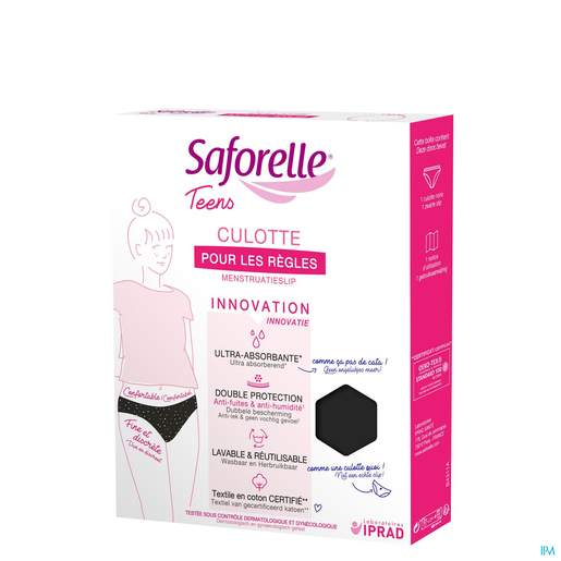 Saforelle Slip Ultra-absorberend 1ste Regels 12j | Intieme hygiëne