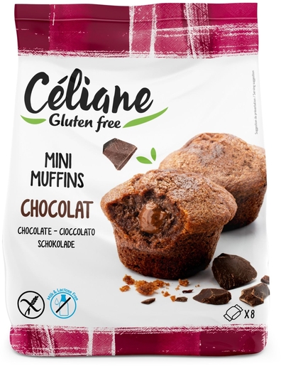Céliane Mini Muffins Chocolat 210g | Sans gluten