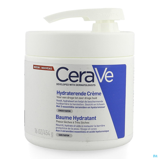 Cerave Hydraterende Balsem Pomp 454 ml | Hydratatie - Voeding