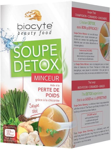 Biocyte Soupe Détox Minceur Poudre 16x9g | Minceur et perte de poids