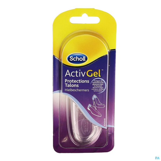 Scholl Activgel Protections Talons Paire | Jambe - Genou - Cheville - Pied
