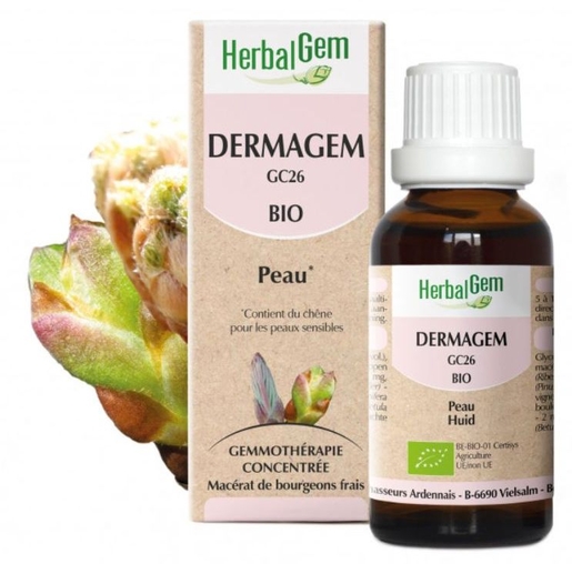 Herbalgem Dermagem Bio Druppels 30 ml | Huid - Haar - Nagels - Ogen
