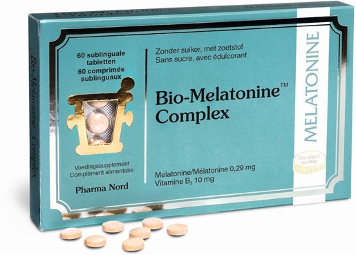 Bio-Melatonine Complex 60 tabletten | Voedingssupplementen