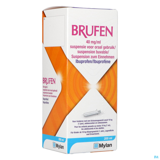 Brufen 40mg/ml Suspension Buvable 200ml | Fièvre