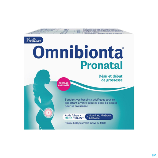 Omnibionta Pronatal 8 Semaine Comp 56 | Vitamines et compléments alimentaires grossesse
