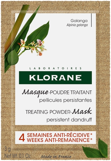 Klorane Haarmasker-Poeder Behandeling Laos 8x3 g | Haarverzorging