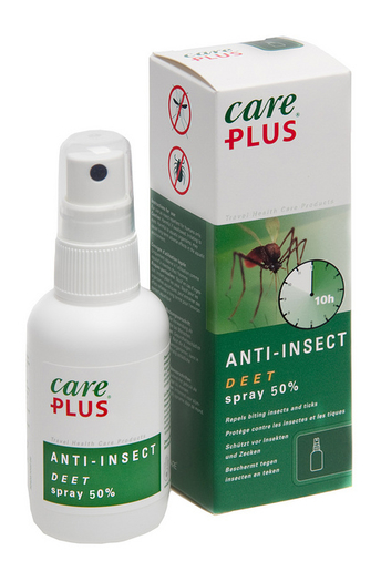 Care Plus Deet Spray 50% 60ml | Antimuggen - Insecten - Insectenwerend middel 