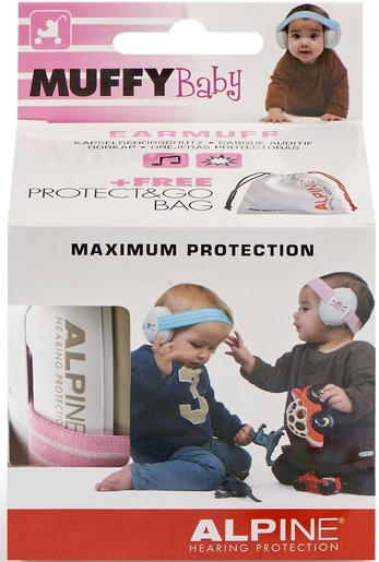 Alpine Muffy Baby Casque Auditif Rose | Protection oreilles
