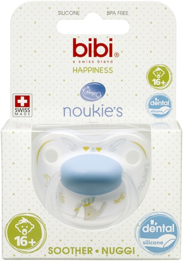 BIBI Fopspeen Happiness Noukie Bao en Wapi (meer dan 16 maanden) | Fopspenen