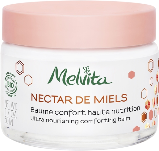 Melvita Nectar de Miels Baume Confort Visage Bio 50ml | Produits Bio