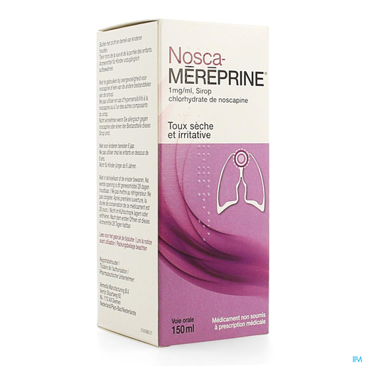 Nosca-Mereprine 1mg/ml Sirop 150ml | Toux sèche