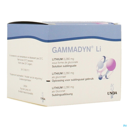 Gammadyn Lithium (Li) Ampullen 30x2ml Unda | Sporenelementen