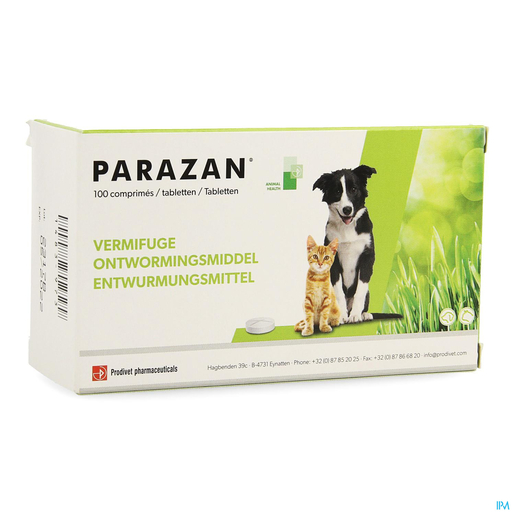 Parazan Tabl 100 | Geneesmiddelen voor honden