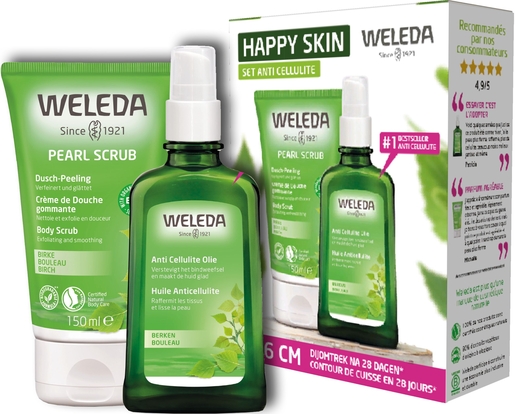 Weleda Happy Skin Set Anti Cellulite 2 Produits | Cellulite - Peau d'orange