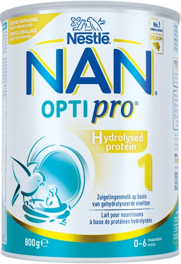 Nan Optipro HP Hydrolysed Protein 1 0-6 Maanden | Melk 1ste leeftijd