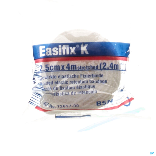 Easifix K 2,5cmx4m 1 7261700 | Pansements - Sparadraps - Bandes