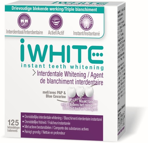 iWhite Interdental Whitener 125 Treatments | Tandfloss - Interdentale borsteltjes