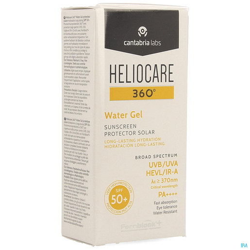 Heliocare 360 Water Gel ip50+ 50ml | Zonneproducten
