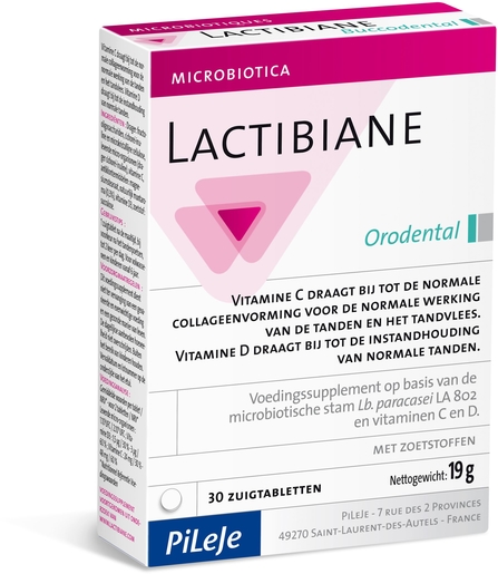 Lactibiane Buccodental 30 Tabletten | Probiotica - Prebiotica