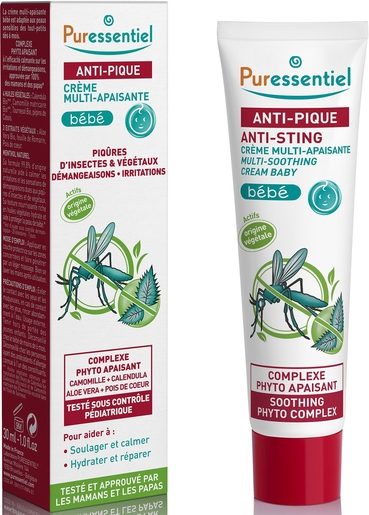 Puressentiel Anti-Pique Crème Multi-Apaisante Bébé 30ml | Produits calmants