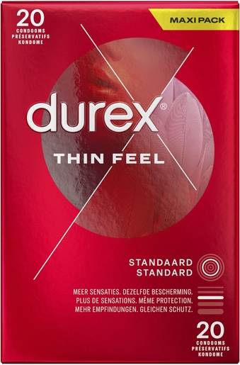 Durex Thin Feel Préservatifs 20