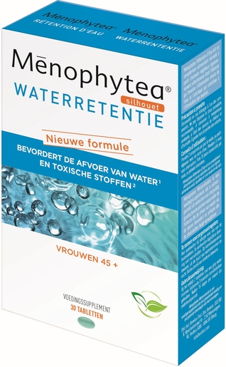 Menophytea Silhouette Waterretentie 30 tabletten | Vochtretentie