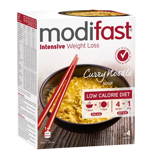 Modifast Intensive Noodle Soup Curry 220 g | Voeding