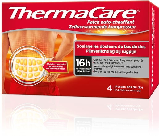 Thermacare 2x2 Compresses Chauffantes Dos | Cou - Epaule - Chaleur
