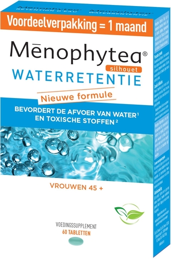 Menophytea Vocht vasthouden 60 Tabletten | Vochtretentie