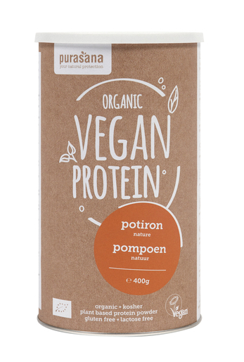 Purasana Organic Vegan Protein Bio Pumpkin (natural) 400g | Super Food