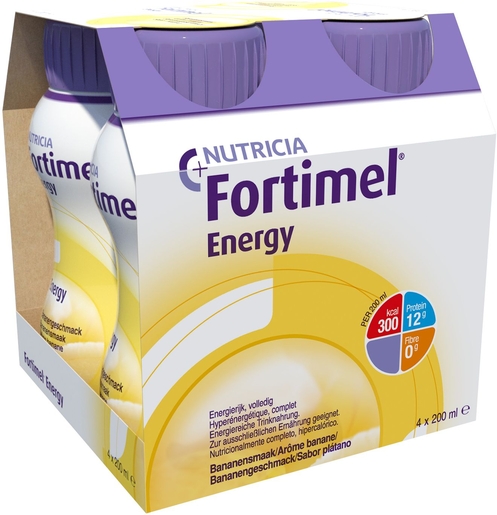 Fortimel Energy Banane 4x200ml | Nutrition orale