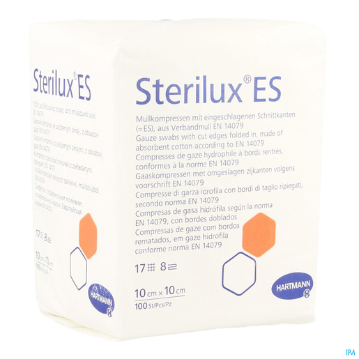 Sterilux Es Cp N/st 8pl 10,0x10,0cm100 4188042