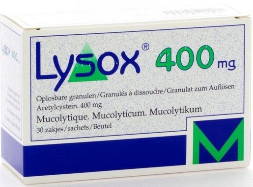 Lysox 400mg 30 Zakjes | Vette hoest
