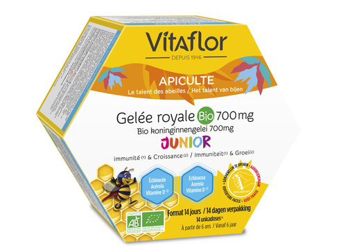 Vitaflor Koninginnenbrood Bio Weerstand+ Junior 1500 mg | Koninginnengelei
