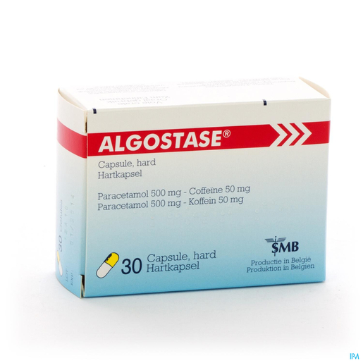 Algostase 500mg/50mg 30 Gélules | Maux de tête - Douleurs diverses