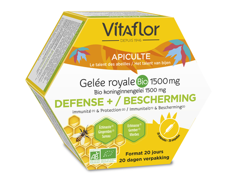 Vitaflor Koninginnenbrood Bio Weerstand+ 1500 mg | Natuurlijk afweersysteem - Immuniteit