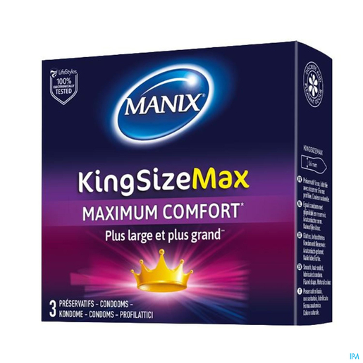 Manix King Size Max Condooms 3 | Condooms