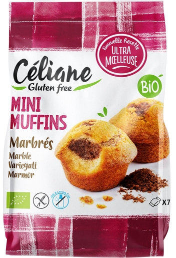 Céliane Minimuffin Gemarmerd Bio 8 stuks 200 g | Glutenvrij