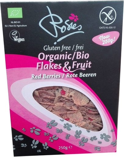 Rosies Flakes Rode Vruchten Bio 250g 4699 | Glutenvrij
