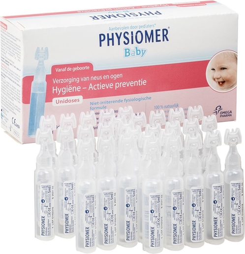 Physiomer Baby Hygiène Prévention Active Unidoses 30 X 5ml | Yeux