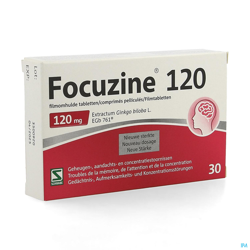 Focuzine 120 mg 30 Tabletten
