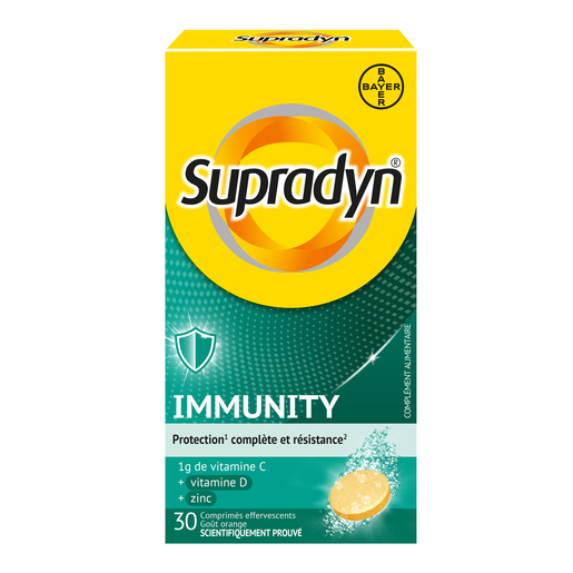 Supradyn Immunity Comprimé Effervescent 2x15 | Défenses naturelles - Immunité