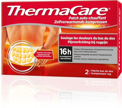 Thermacare 2 Warmtekompressen Voor De Rug | Nek - Schouder - Warmte