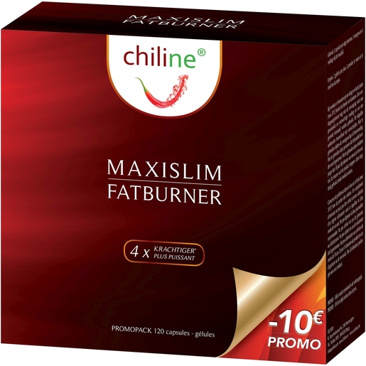 Chiline Maxi-Slim FatBurner 120 Capsules (korting van 10 euro) | Afslanken en gewicht verliezen
