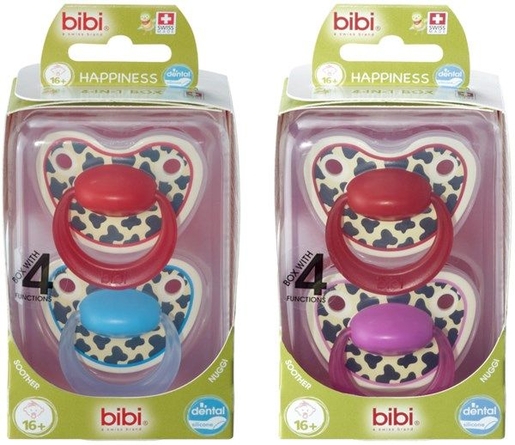 BIBI Happiness Sucette Tiger +16mois Duo | Sucettes