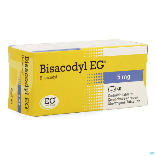 Bisacodyl EG 5mg 40 Comprimés | Examen colon