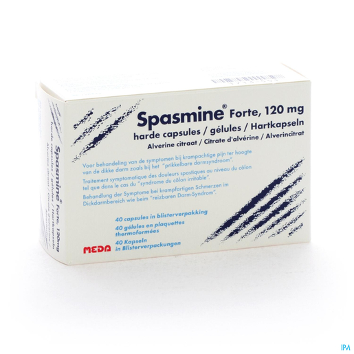 Spasmine Forte 120mg 40 Capsules | Darmkrampen