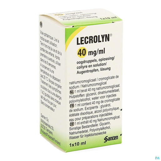 Lecrolyn 40 mg/ml Collyre In Oplossing 10 ml | Ogen